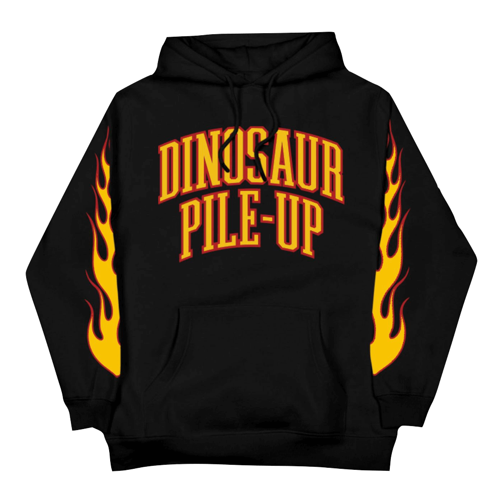 Flaming Hoodie - Black